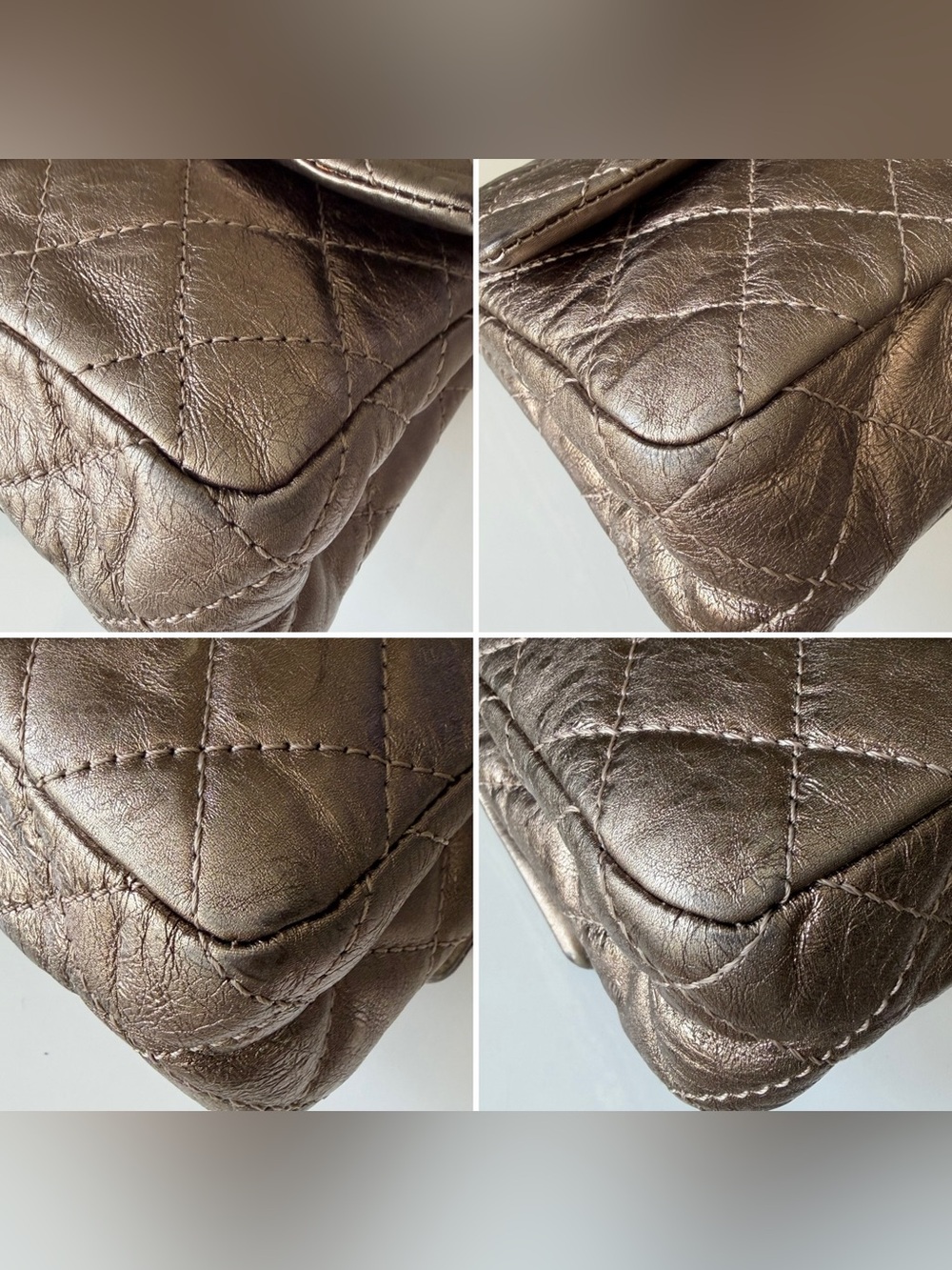 Chanel Reissue 2.55 Metallic Aged Calfskin Flap Bag - Picture 6 of 16